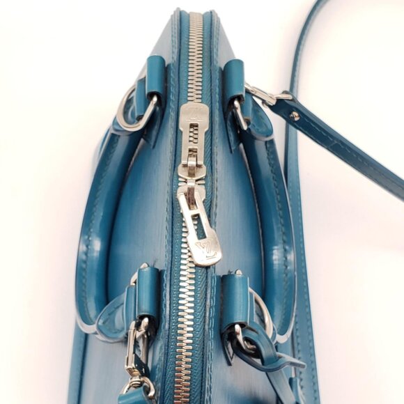 100% Authentic Louis Vuitton Alma Bb Epi Leather Satchel Bag 480-081024 - Picture 5 of 16